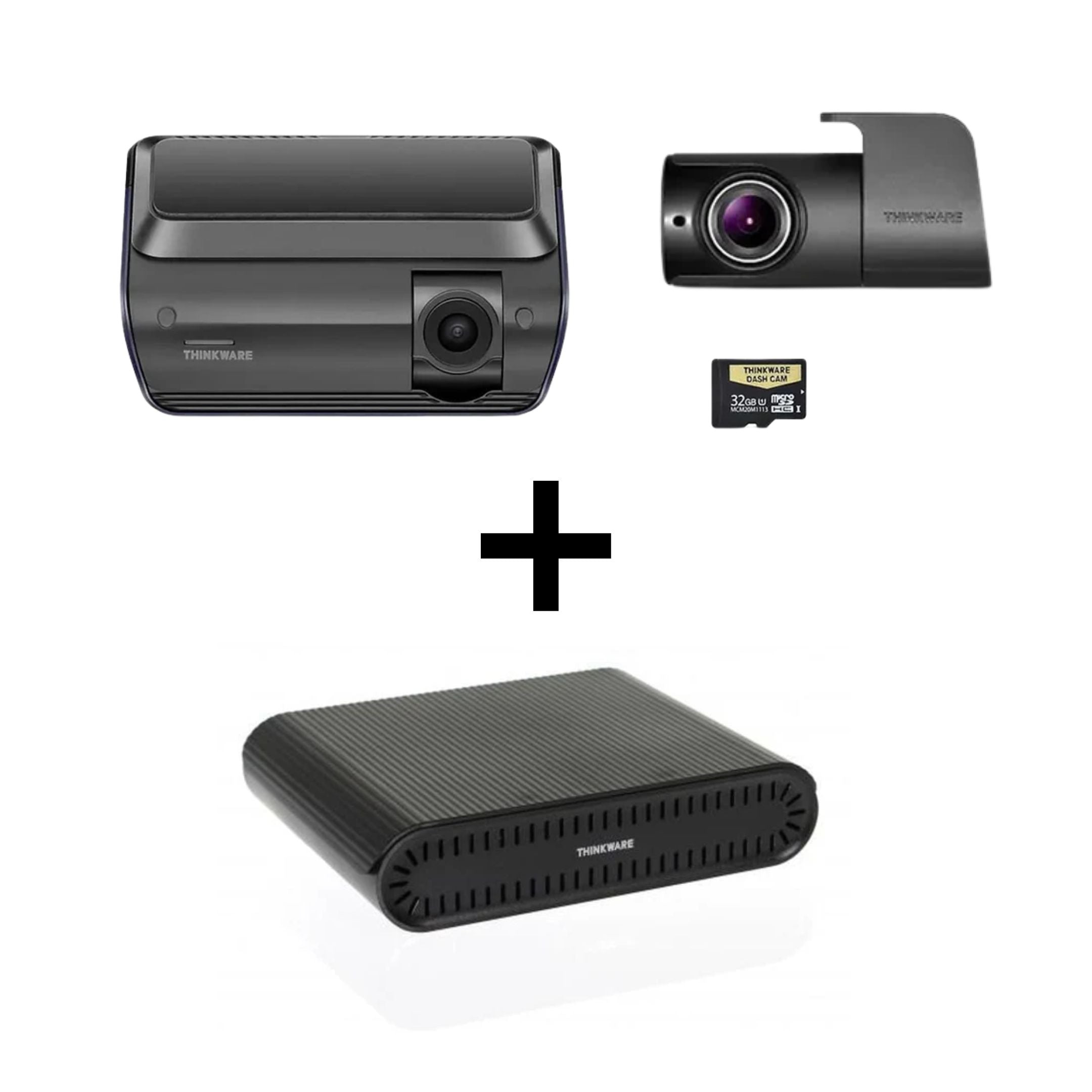 Thinkware Q1000D32 2K QHD Front & Rear Dash Cam + iVolt MN External Battery Bundle (32GB) best dash cams Australia dash cams Australia BlackVue dash cams, iroad dash cam, Dash Cams Australia, Best Dash Cams Australia 2025, Thinkware Dash Cams Australian Dash Cams