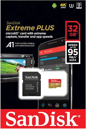 Sandisk Extreme Plus micro SDHC 32GB Memory Card best dash cams Australia dash cams Australia BlackVue dash cams, iroad dash cam, Dash Cams Australia, Best Dash Cams Australia 2025, Thinkware Dash Cams Australian Dash Cams