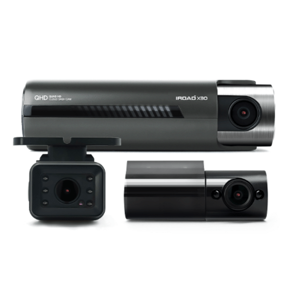 IROAD X30-3ch (Front, Interior & External) best dash cams Australia dash cams Australia BlackVue dash cams, iroad dash cam, Dash Cams Australia, Best Dash Cams Australia 2025, Thinkware Dash Cams Australian Dash Cams