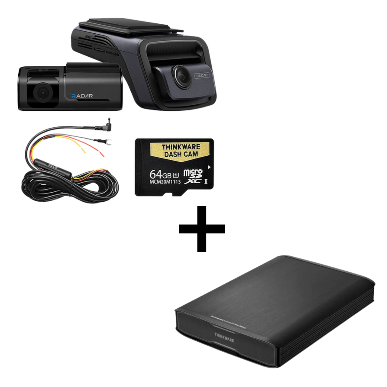Thinkware Bundle U3000D 4K UHD Front Dash Cam + 2K QHD Rear Dash Cam-6