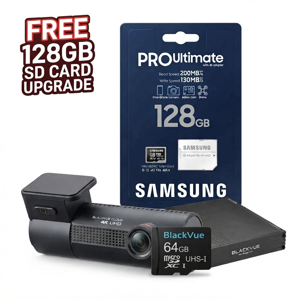 BlackVue ELITE 10-2CH-64GB + BlackVue B-130A + FREE 128GB SD CARD