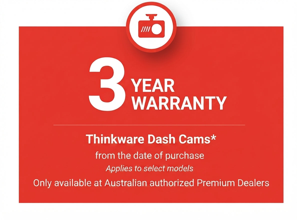 Thinkware U3000D 4K UHD Front + 2K QHD Rear Dash Cam-64gb
