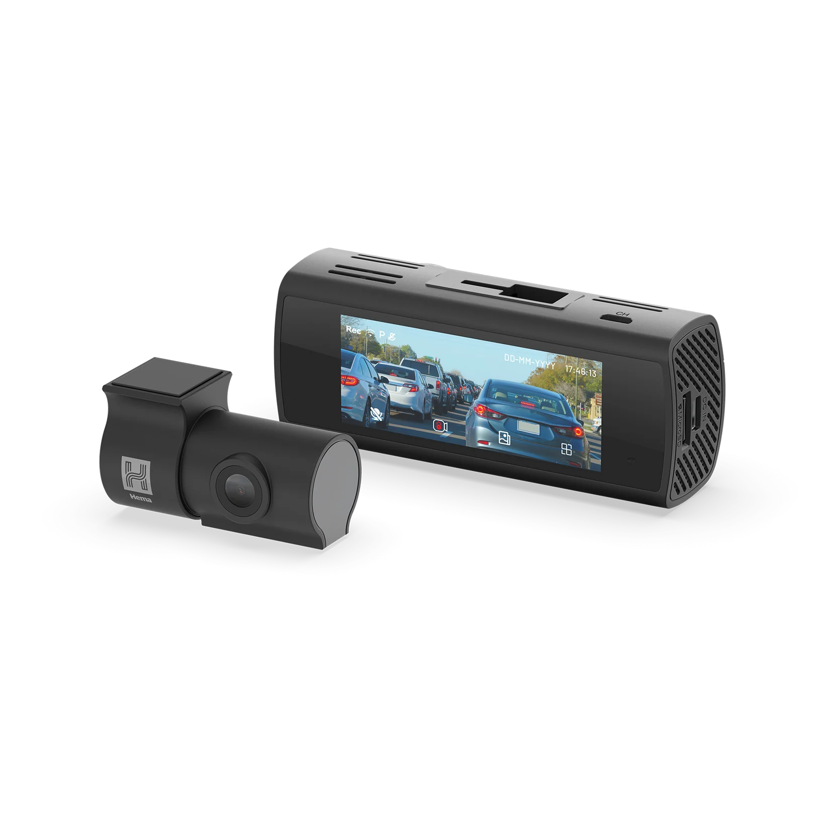 Hema Dash Cam HM-DVR22 4K UHD Front Dash Camera and 1080p Rear Camera With 3.2” IPS Screen, Built-in GPS, and Wi-Fi best dash cams Australia dash cams Australia BlackVue dash cams, iroad dash cam, Dash Cams Australia, Best Dash Cams Australia 2025, Thinkware Dash Cams Australian Dash Cams
