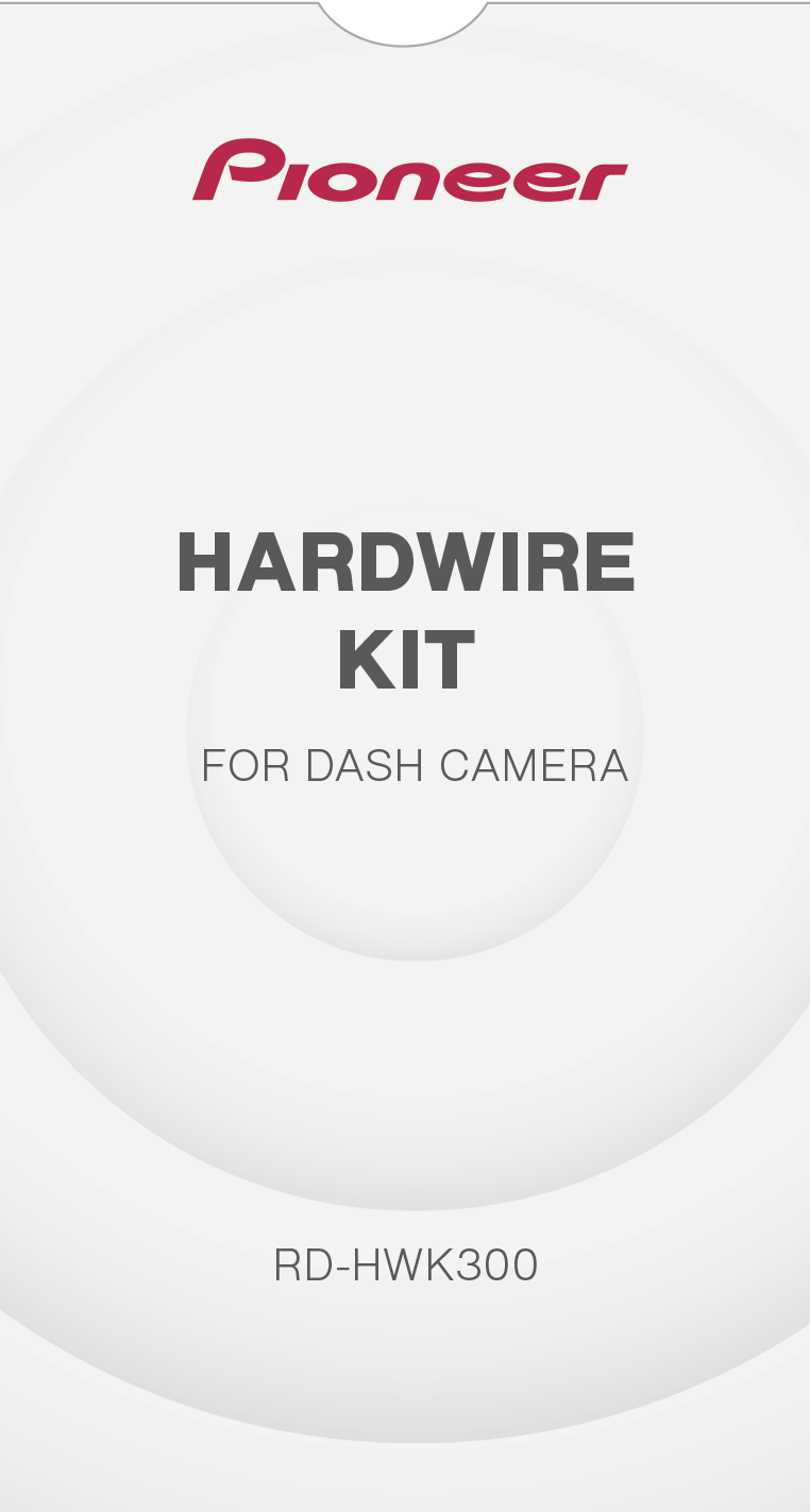Pioneer RD-HWK300 Drive Recorder Hardwire Kit best dash cams Australia dash cams Australia BlackVue dash cams, iroad dash cam, Dash Cams Australia, Best Dash Cams Australia 2025, Thinkware Dash Cams Hardwire Kit / Accessory Pioneer