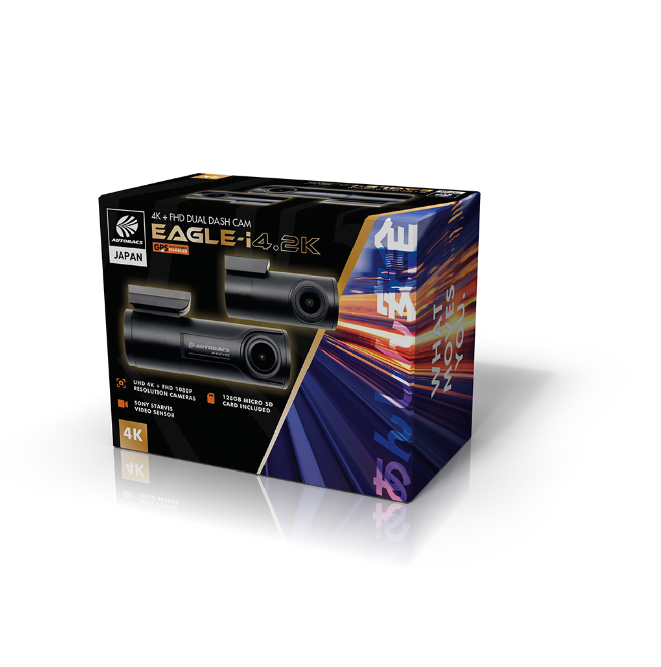 EAGLE I4.2K AUTOBACS 4K+FHD WI-FI GPS DVR - Dash Cam - Front & Rear Dash Cam-128GB best dash cams Australia dash cams Australia BlackVue dash cams, iroad dash cam, Dash Cams Australia, Best Dash Cams Australia 2025, Thinkware Dash Cams Australian Dash Cams
