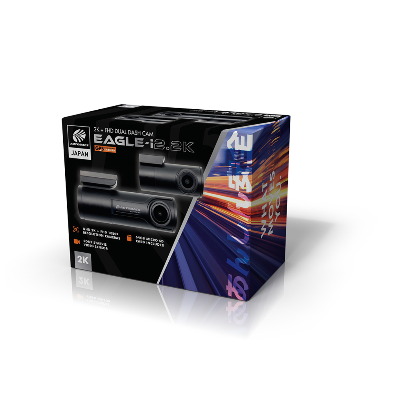 EAGLE I2.2K AUTOBACS 2K+FHD WI-FI GPS DVR Dash Cam 64GB best dash cams Australia dash cams Australia BlackVue dash cams, iroad dash cam, Dash Cams Australia, Best Dash Cams Australia 2025, Thinkware Dash Cams Australian Dash Cams