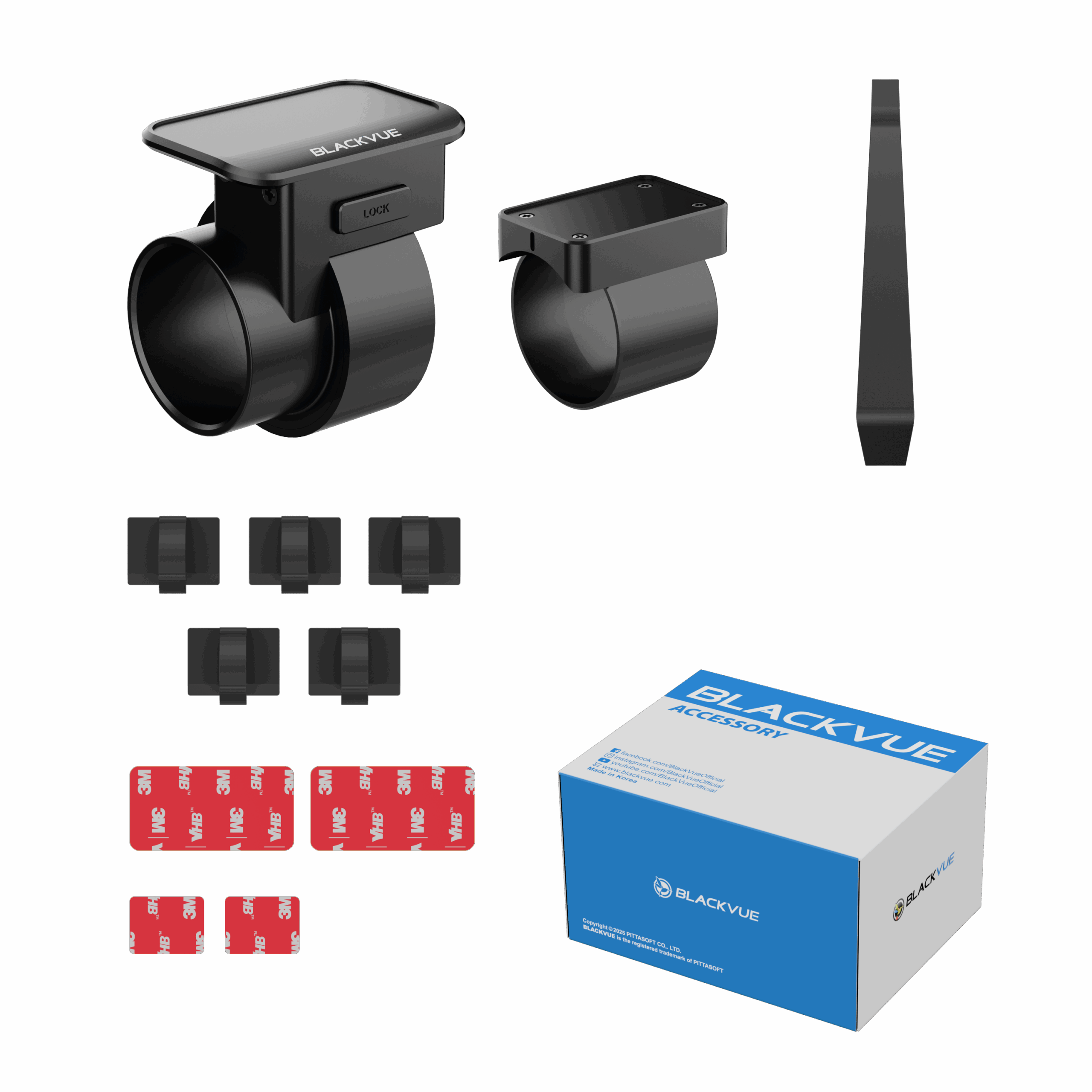 BlackVue Full Mounting Kit best dash cams Australia dash cams Australia BlackVue dash cams, iroad dash cam, Dash Cams Australia, Best Dash Cams Australia 2025, Thinkware Dash Cams Australian Dash Cams